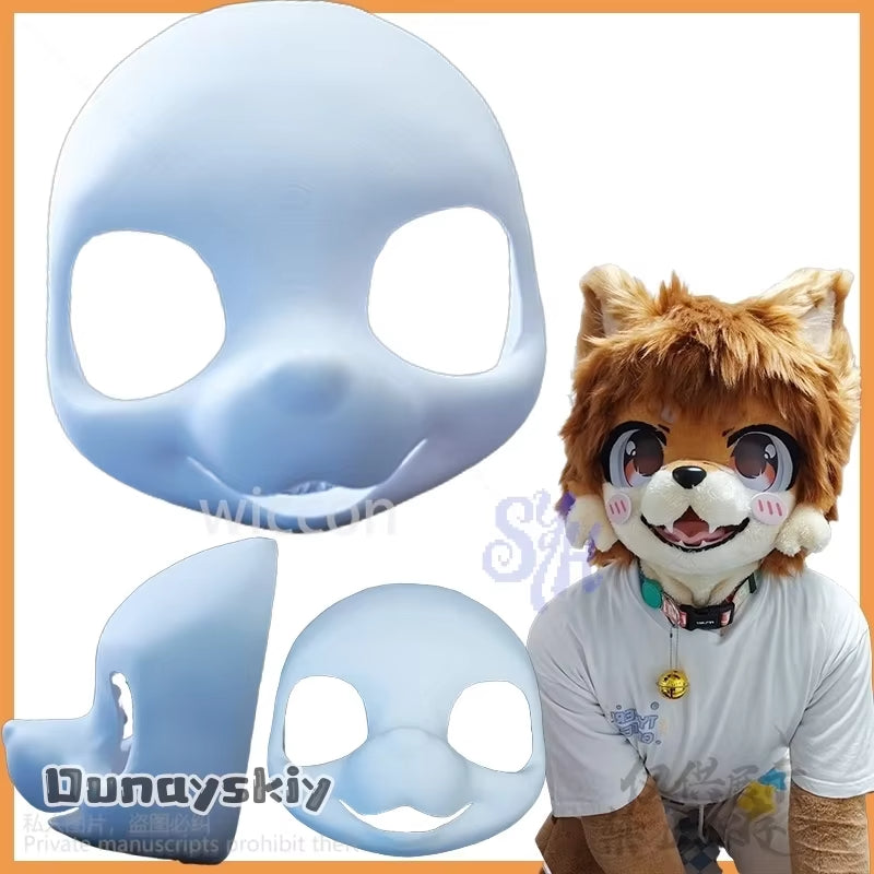 Dog Cosplay Kawaii 3D Head Base Skull