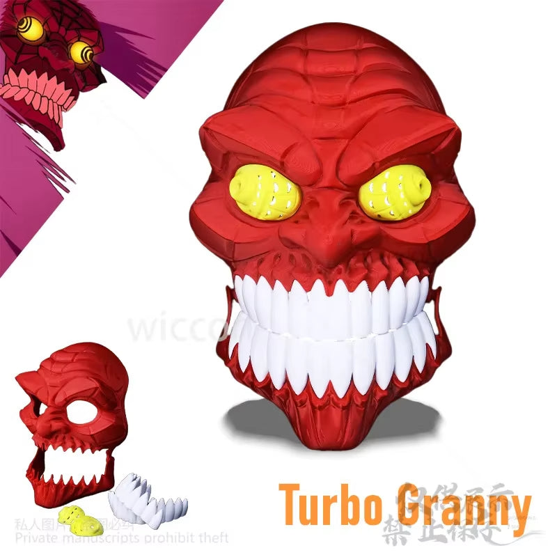 Dandadan Cosplay Turbo Granny 3D Mask