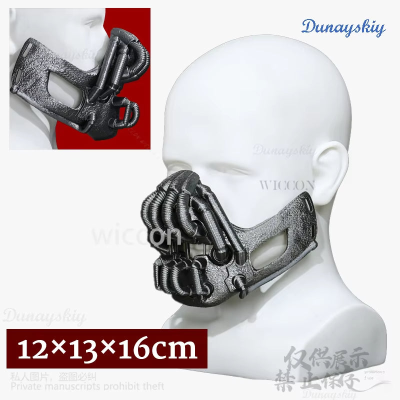 Dark Horror Movie Knight Black Skull 3D Mask