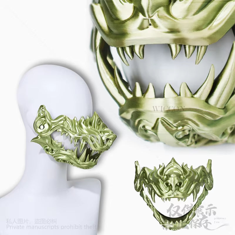 Japanese Prajna Ninja 3D Cosplay Mask Facewear