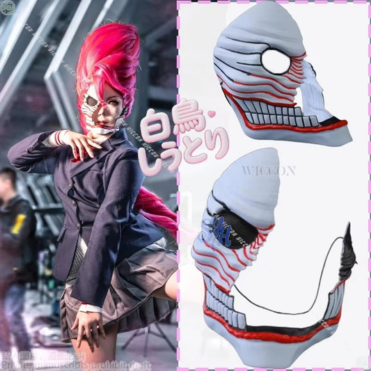 Dandadan Cosplay Aira Shiratori Two Horror Mask 3D