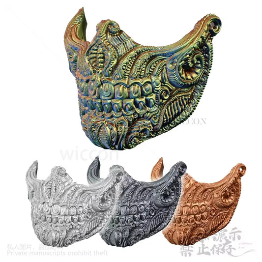 4 Colors Vintage Prajna Cosplay 3D Mask