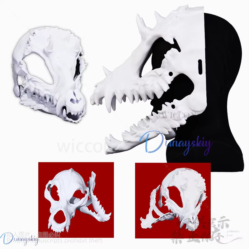Animal Skull Furry Cosplay 3D Mask Props