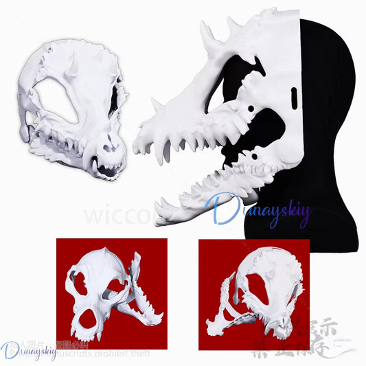 Animal Skull Furry Cosplay 3D Mask Props