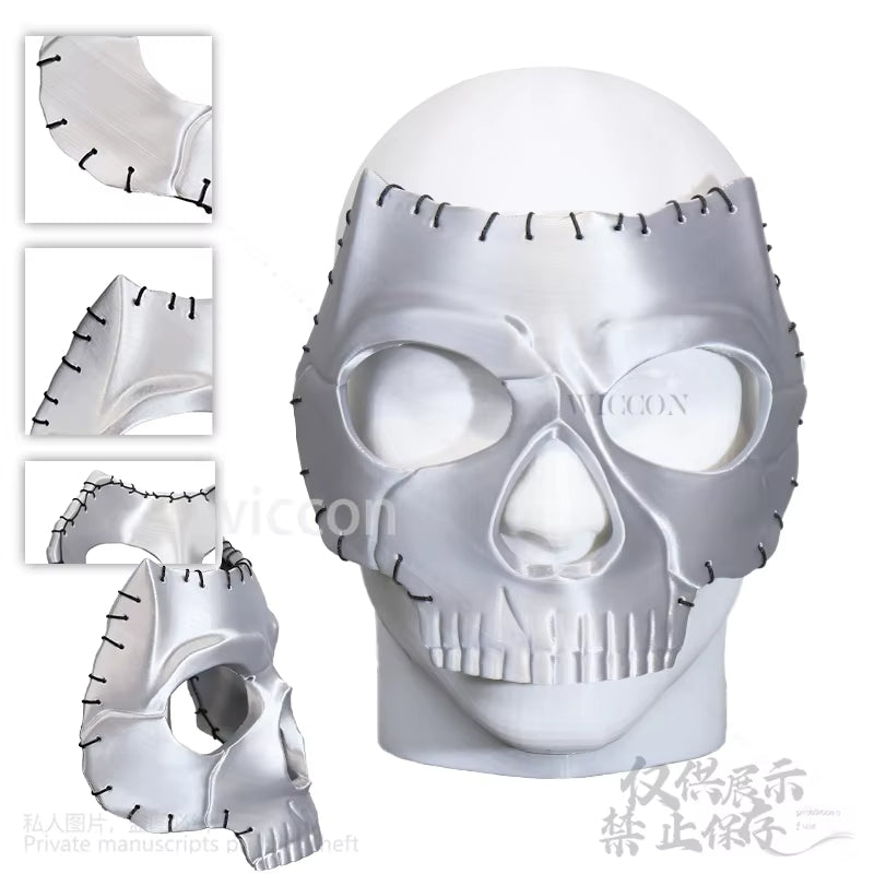 Duty Skeleton Ghost 3D Silver Mask Customized