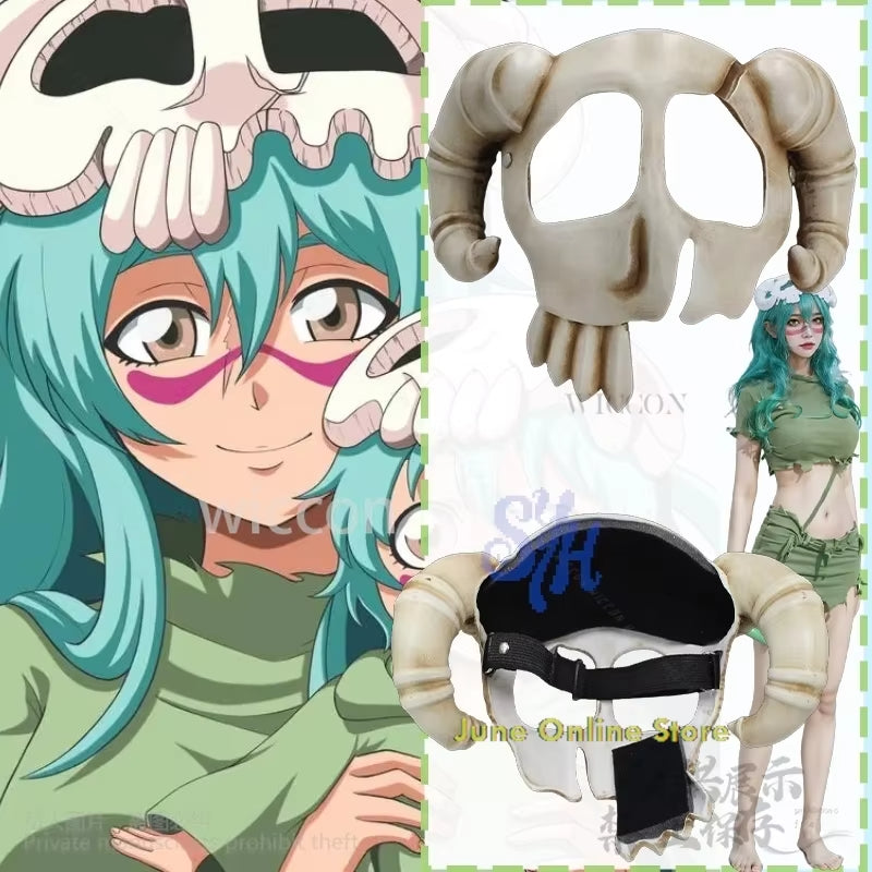 Neliel Cosplay BEEACH 3D Skull Mask