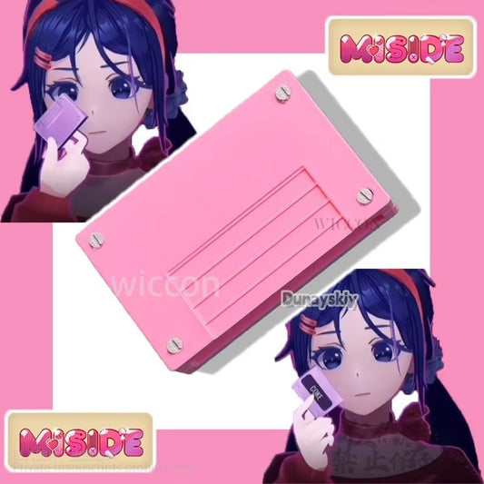Мита Cosplay Mita Horror Pink 3D Props