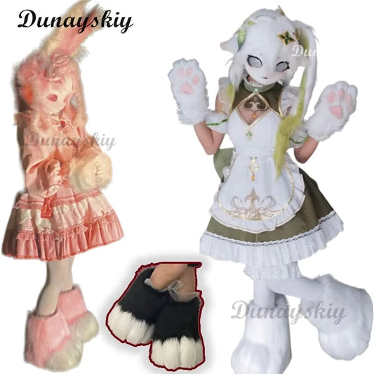 Cosplay Cat Boots Paw Shoes