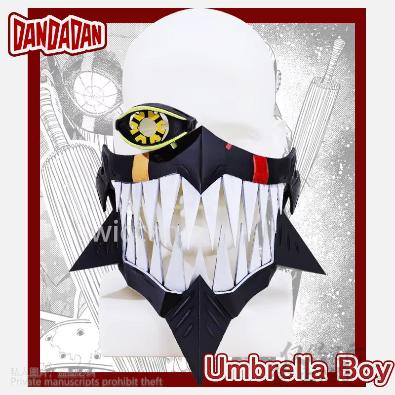 Dandadan Cosplay Umbrella Boy 3D Horror Mask