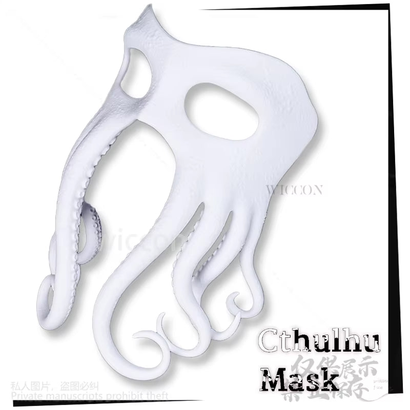 Cthulhu Tentacle Cosplay Furry 3D Mask