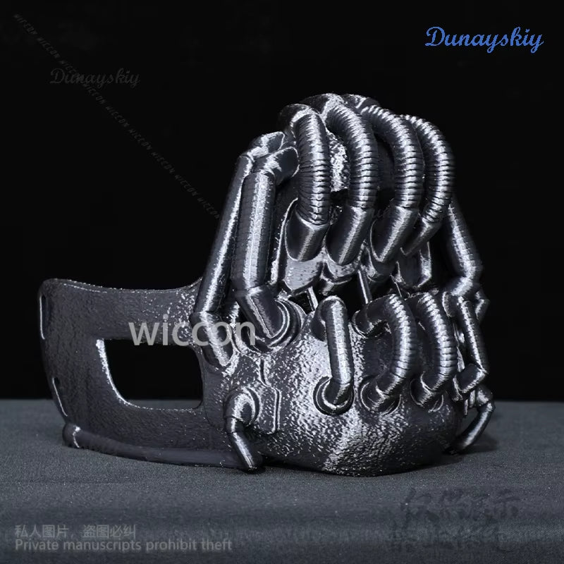 Dark Horror Movie Knight Black Skull 3D Mask