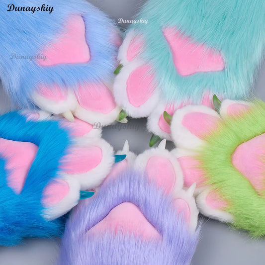 Furry Paw Gloves