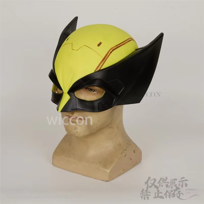 Yellow Wolf Deadhero Wolve 3D Cosplay Mask