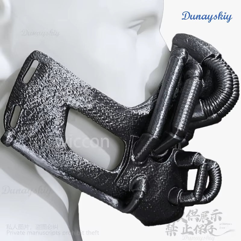 Dark Horror Movie Knight Black Skull 3D Mask