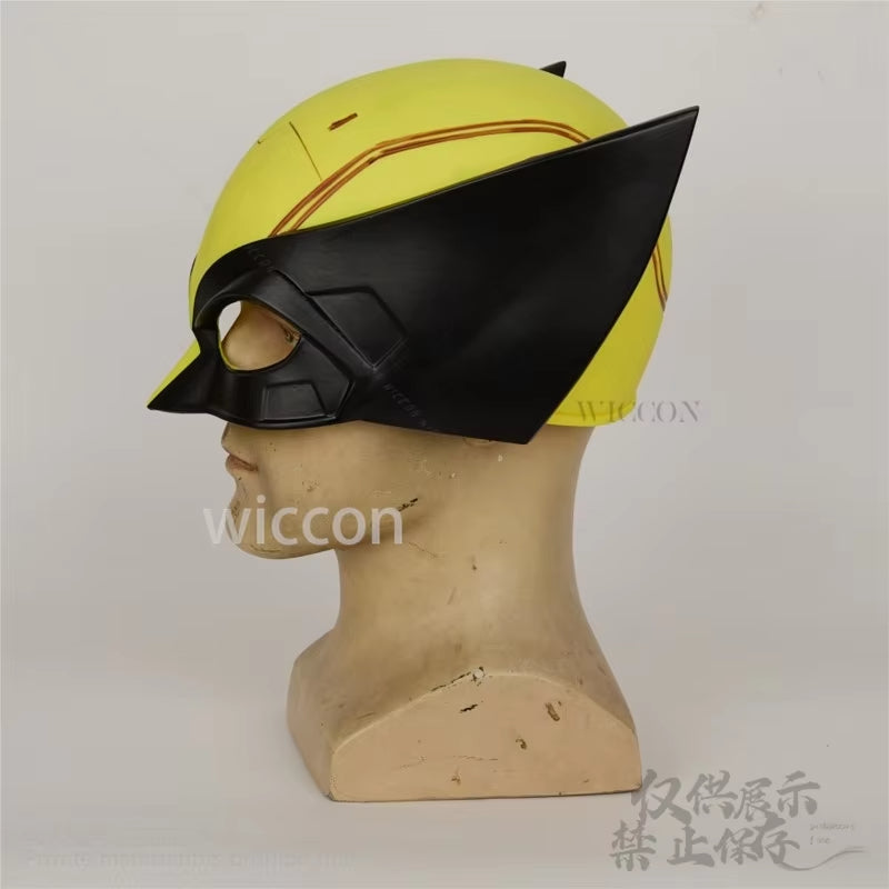 Yellow Wolf Deadhero Wolve 3D Cosplay Mask
