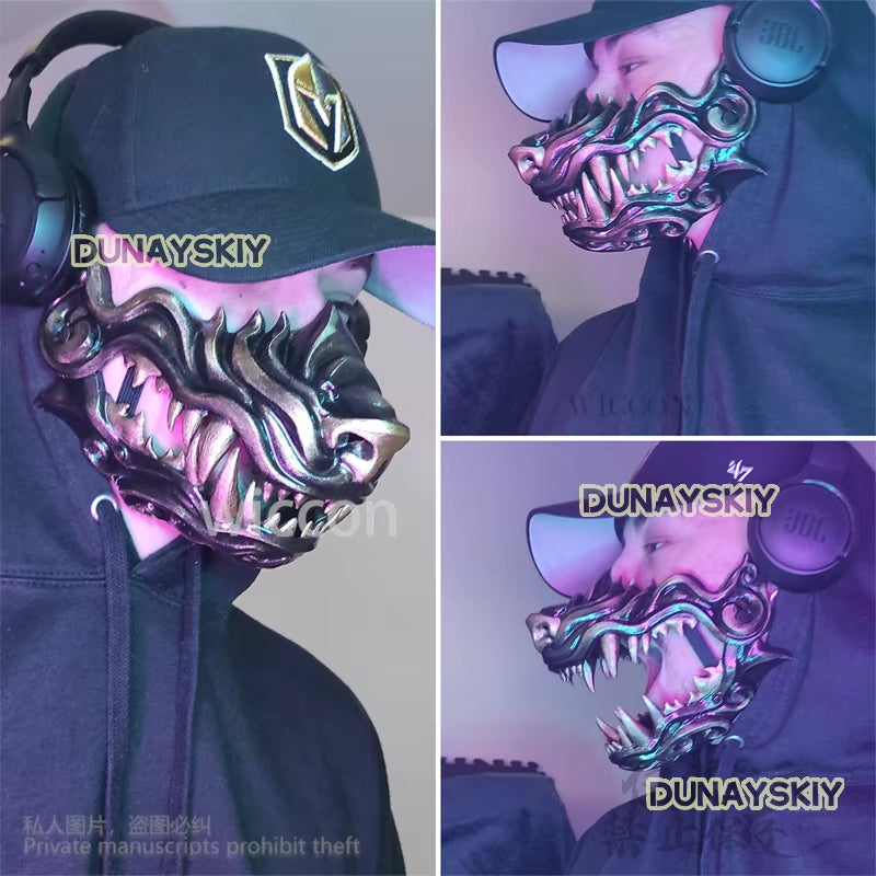 Japanese Prajna Ninja 3D Cosplay Mask