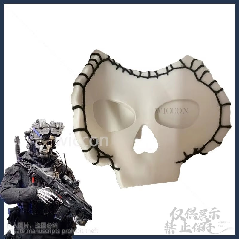 Dutyy Costume Furry 3D Polylactic Acid Skull Ghost Mask