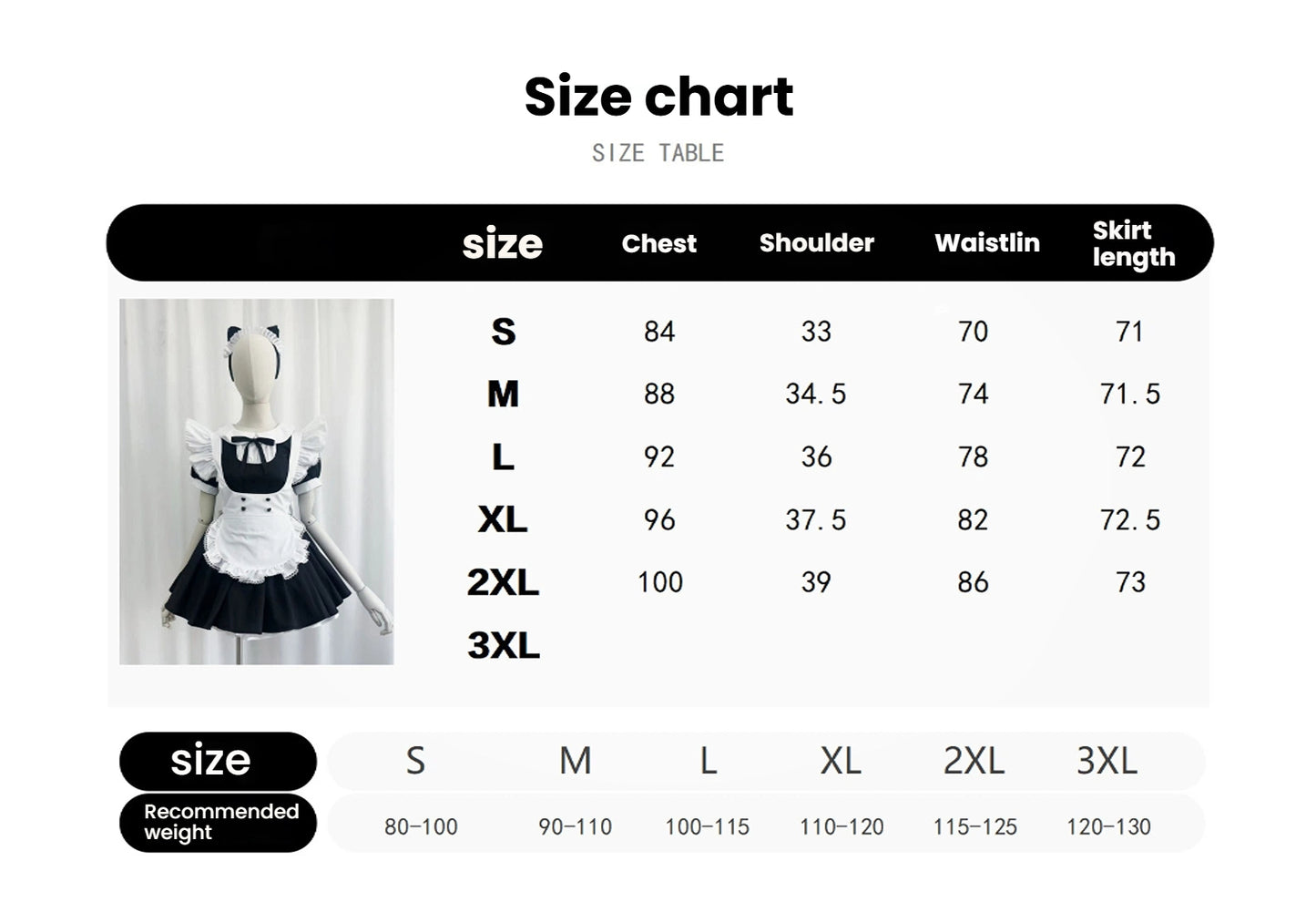 Blue Sapphire Lolita Maid Dress