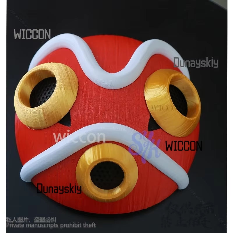Princess Cosplay Red 3D Mask