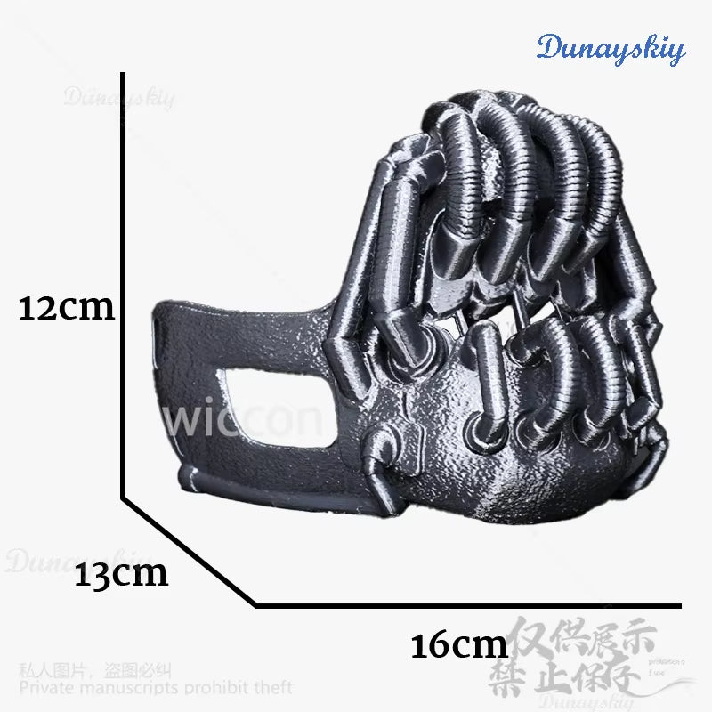 Dark Horror Movie Knight Black Skull 3D Mask