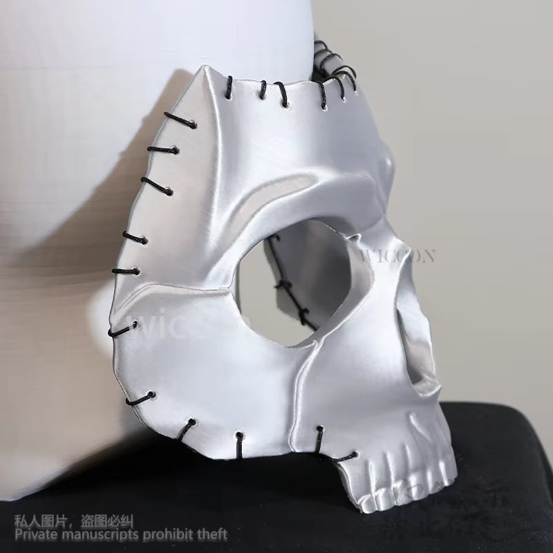 Duty Skeleton Ghost 3D Silver Mask Customized