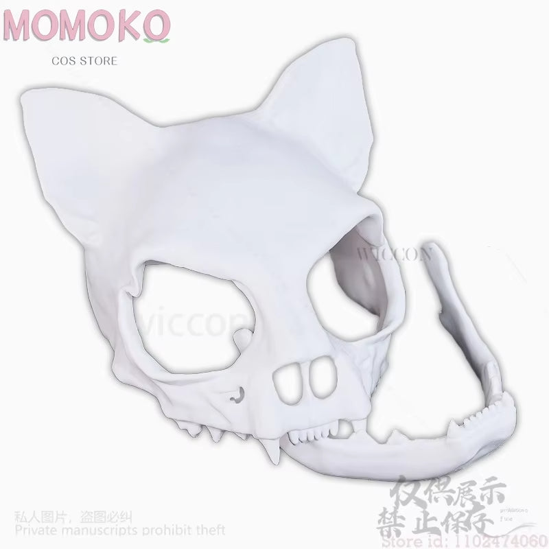 Animal Cosplay Cat 3D Skull Mask Props