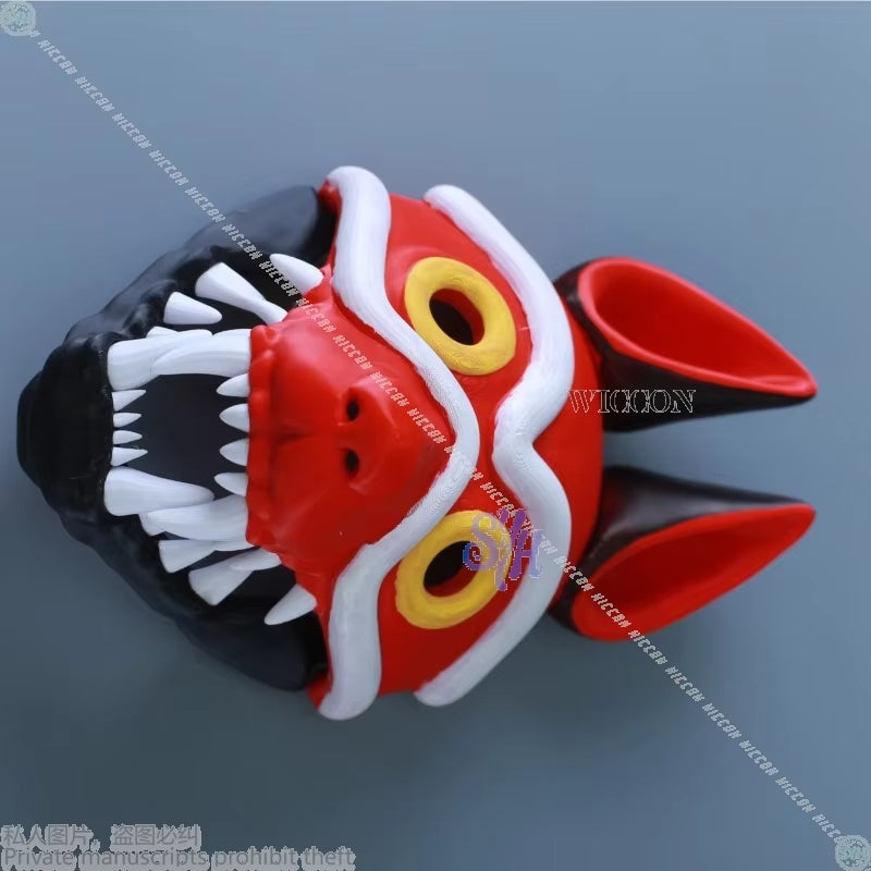 Furry Furrsuit Wolf 3D Movable Mask