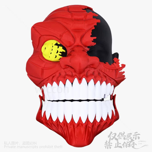 3D Printing Base Red Horror Mask