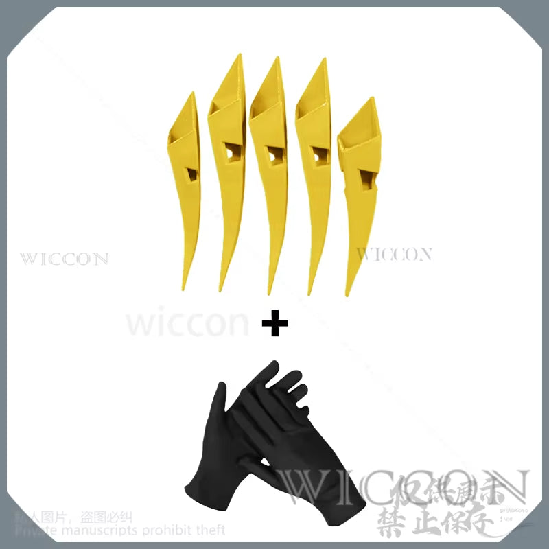 Cartoon Punk  4Color 3D Hook Claw Finger Cover