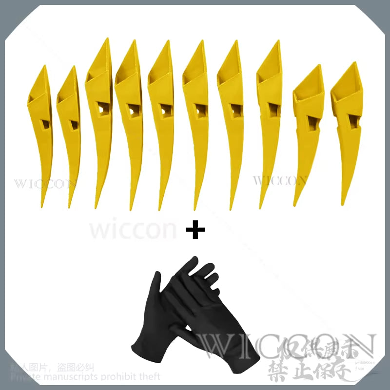 Cartoon Punk  4Color 3D Hook Claw Finger Cover