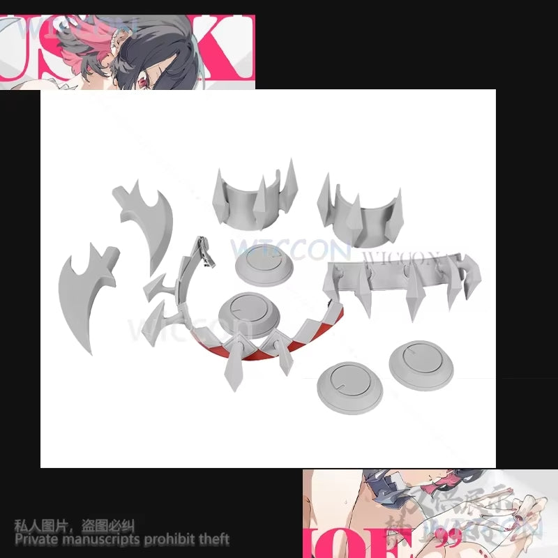 Zenless Zone Zero Cosplay Ellen Joe 3D Headwear Props