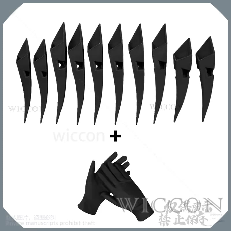 Cartoon Punk  4Color 3D Hook Claw Finger Cover