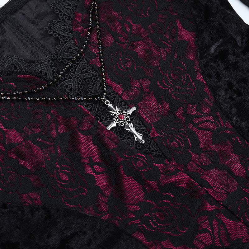 Dark-themed Vampire Chain Dress