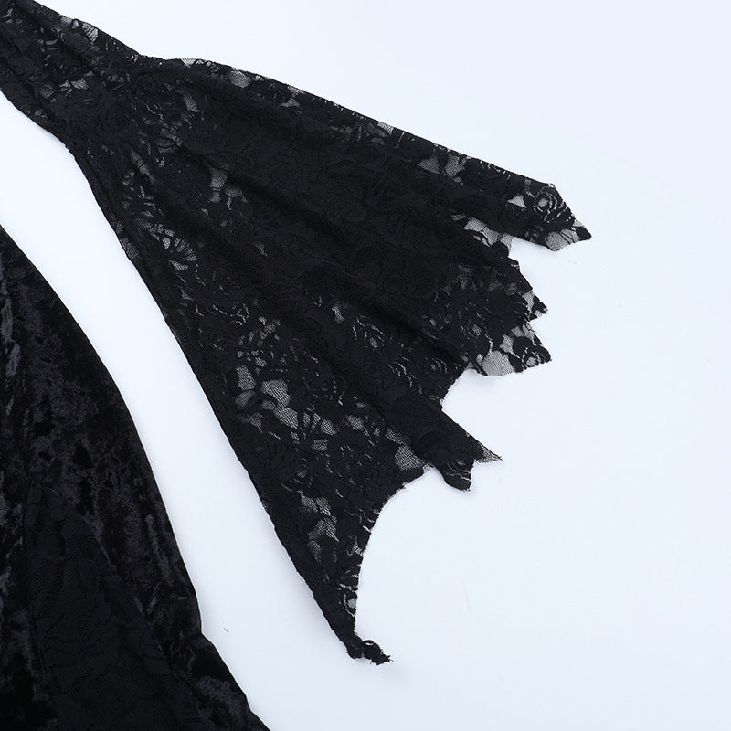 Dark-themed Vampire Chain Dress