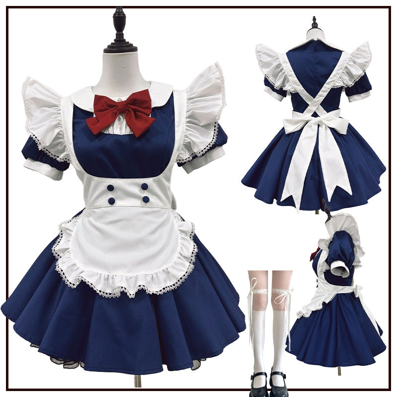 Blue Sapphire Lolita Maid Dress