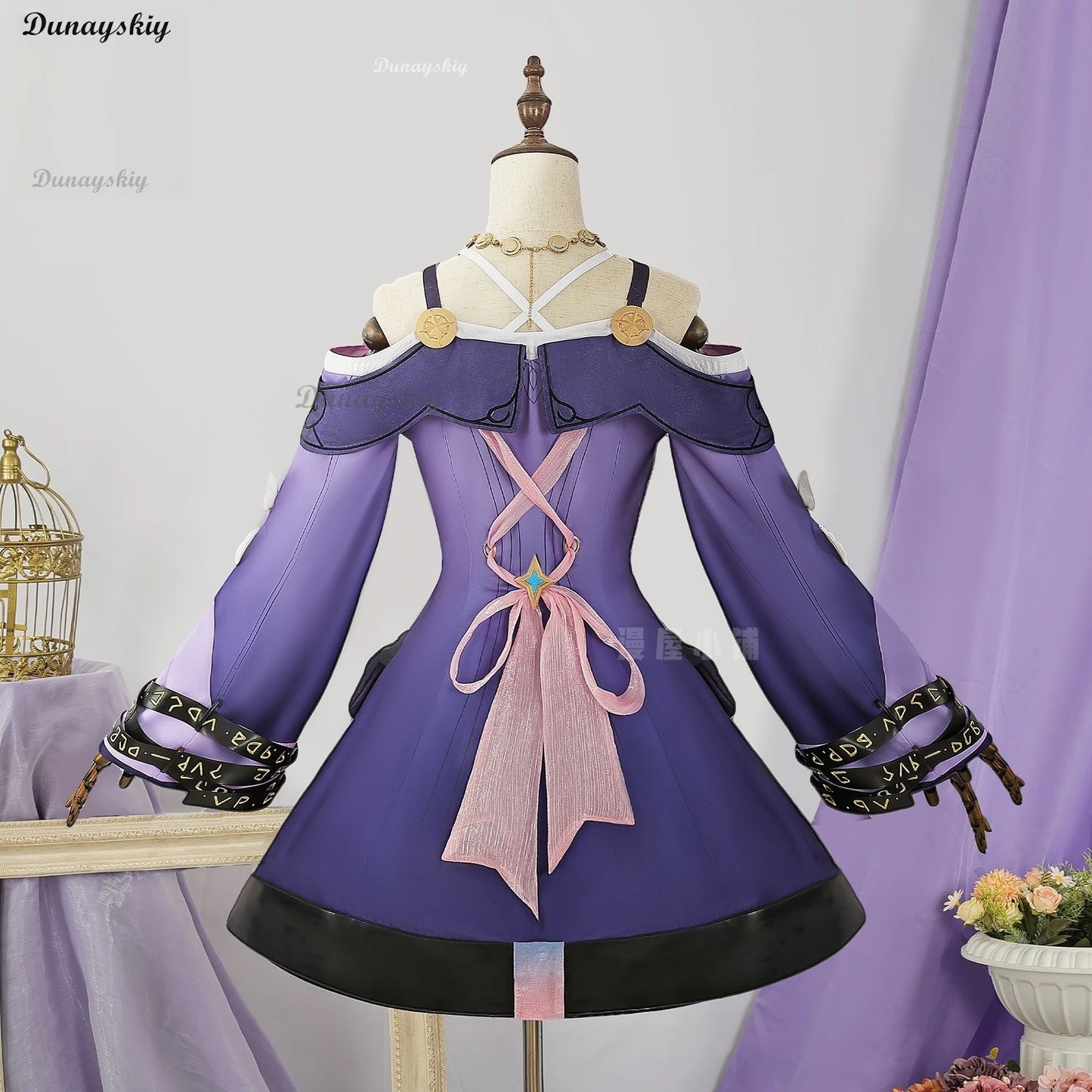 Game Honkai Star Rail Cyrene Cosplay Costume Wig Dress Uniform Headwear Amphoreus Halloween Party Prop For Women Girls