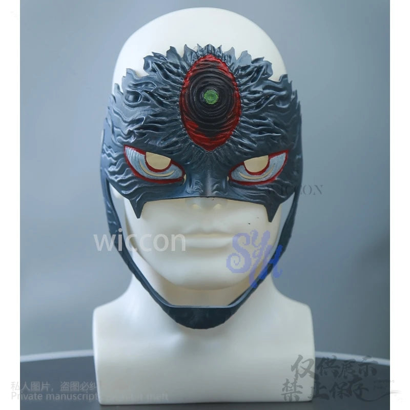 Anime JJ Enjōji Jin Cosplay Dandadan SE2 Costume Evil Eye 3D Polylactic Acid Base Mask Horror Halloween Christmas Party Gifts