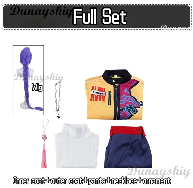 2025 Movie Devil Hunters Cosplay KPOP Girl Group Mira Zoey Rumi Cosplay Colorful Uniform Halloween Party Sexy Outfit for Woman