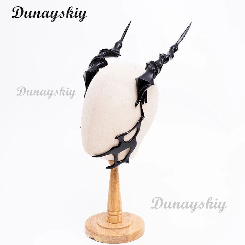 Love and Deepspace Sylus Cosplay Dragon Horn Mask Headwear Clothes Game Qinche Game Halloween Couple Cosplay Decors Accessories
