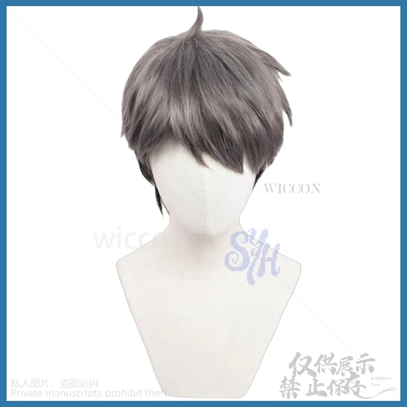 GACHIAKUTA Zanka Cosplay Anime Costume Grey Punk Uniform Y2K Chinese Styles Coat Dress Wigs Jirai Kei Earring Halloween Party