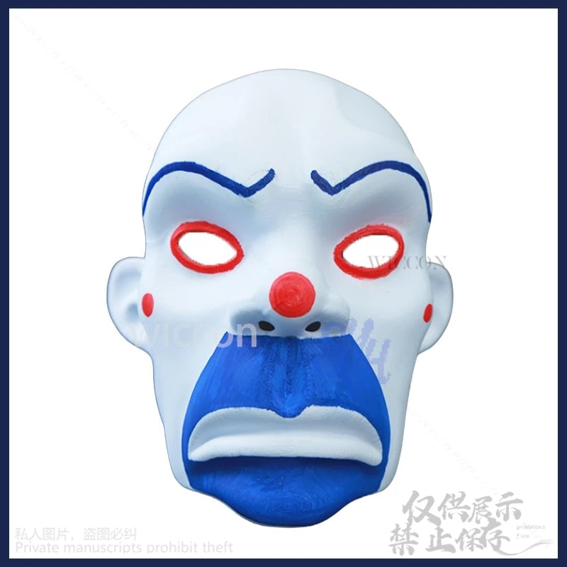 Joker 3D Polylactic Acid Horror Mask Anime Movie Bank Knight Cosplay Props Masquerade Halloween Christmas Party Gifts Customized