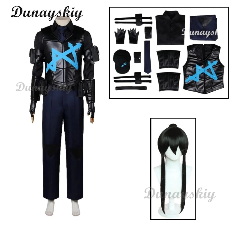 Game Limbus Company Hong Lu Vest Costume Wig Yi Sang Ishmael Faust Sonya Ryoshu Hat Prop Cosplay Christmas Halloween