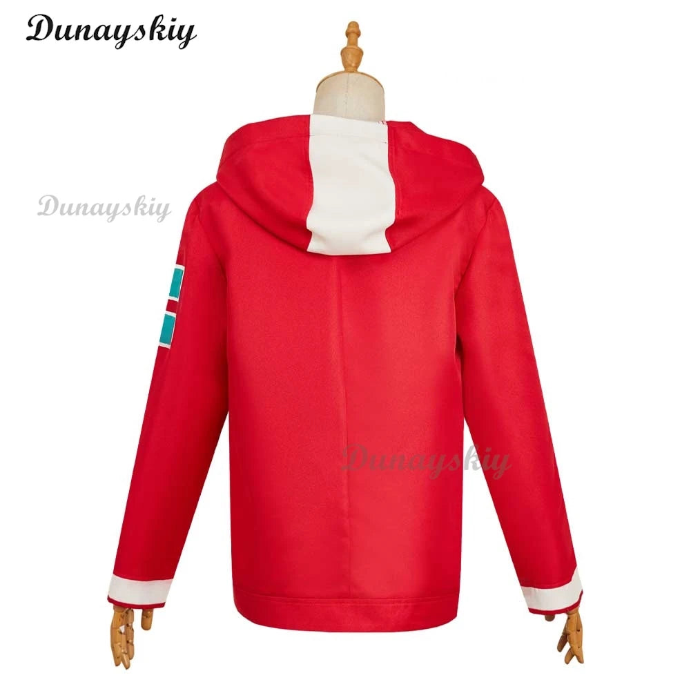 Momo Ayase Hoodie Jacket Cosplay Anime Dandadan Fantasia Costume Adult Hooded Coat Outfits Halloween Carnival Party Suit