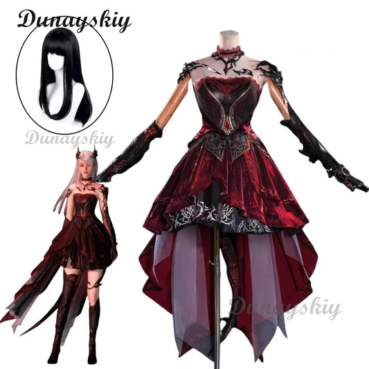 Love and Deepspace Heroines Cosplay Costume Abysm Sovereign Dress New Combat Outfit Hunter Uniform Halloween Party Women Girls