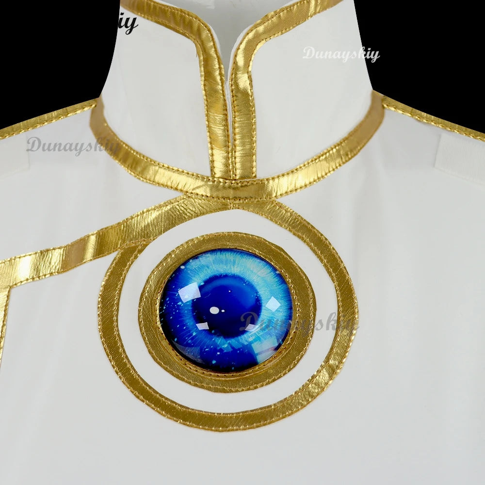 Anime To Be Hero X Nice Cosplay Costume Wig Jumpsuit PU Leather Cloak Lin Ling Halloween Party Men Uniform Full Set