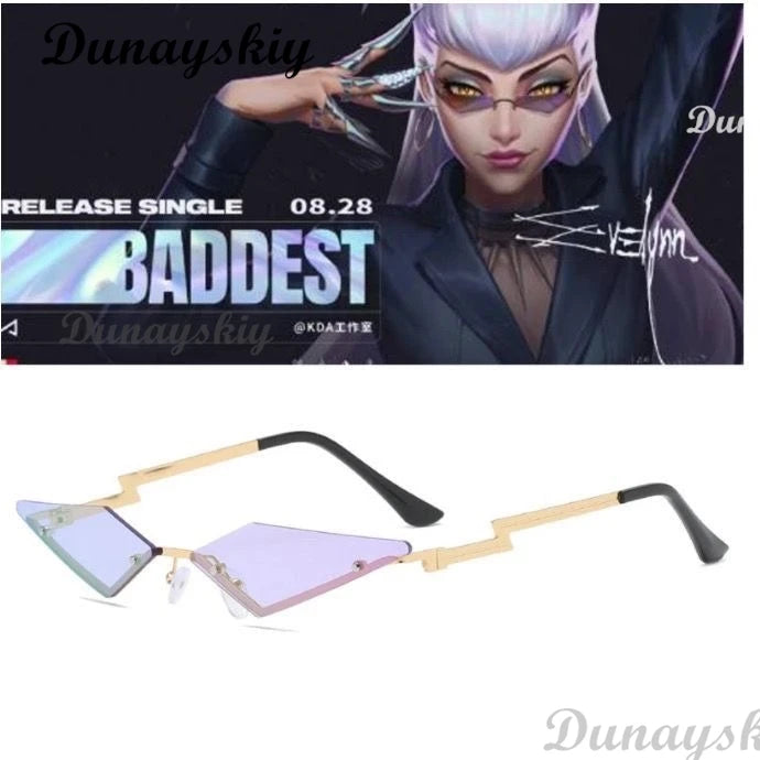 KDA Evelynn Cosplay Costumes Game Agony's Embrace Uniform Dress Wig Halloween Party Role Play Sexy Clothing for Women Customized