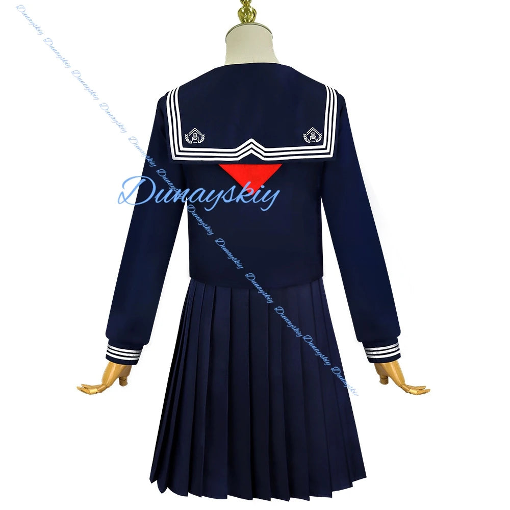 Game Silent Shimizu Hinako Sailor School Uniform Cosplay Costumes Wig Mask Hill f Halloween Party Outfits