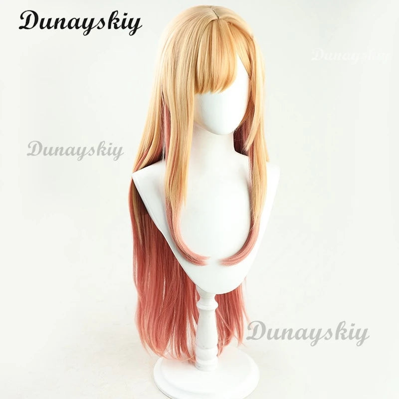 Gojo Wakana/ Kitagawa Marin Cosplay Wig Anime My Dress UpWig Black Short Hair Yellow Long Wig Girls Women Halloween Costumes