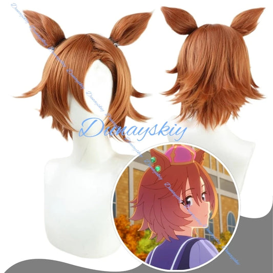T.M. Opera O Cosplay Wig Uma Musume: Pretty Derby - Anime Game Roleplay Wig Heat-Resistant Synthetic Hair Costume Cosplay Events