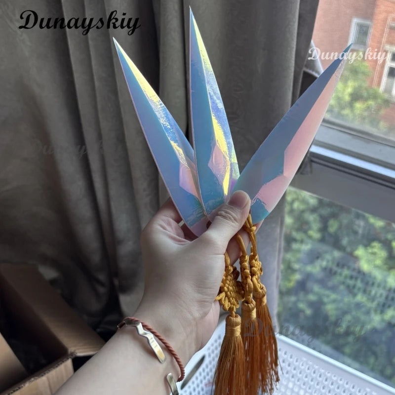 Demons Cos Hunter Zoey Cosplay 3D Printed Cheer Stick Boomerang Lightboard for Men Women Fan Support Stick KPop Costume Props